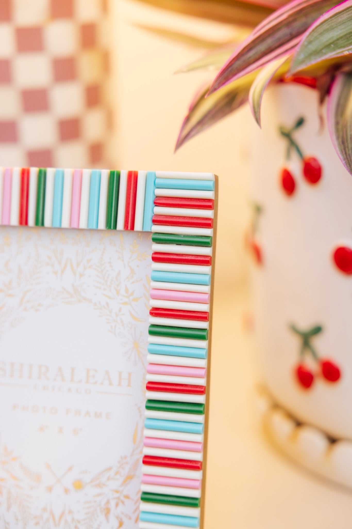 4x6 Mosaic Stripes Picture Frame